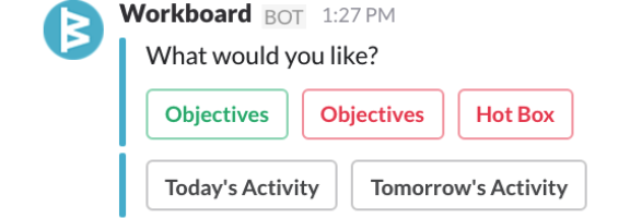 Workboard Lists in Slack