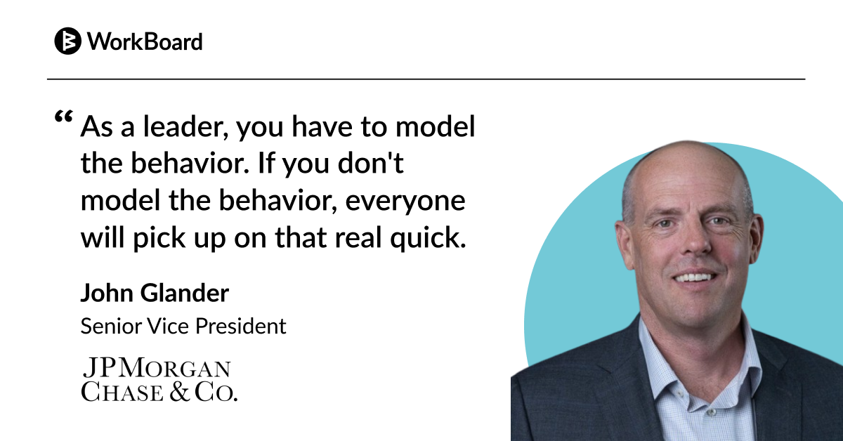 Successful Change Requires Leaders to Model Behavior