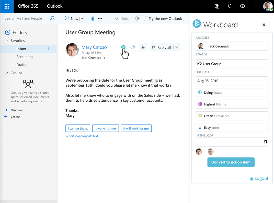 Outlook Integration