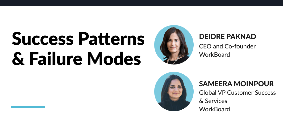 Success Patterns and Failure Modes