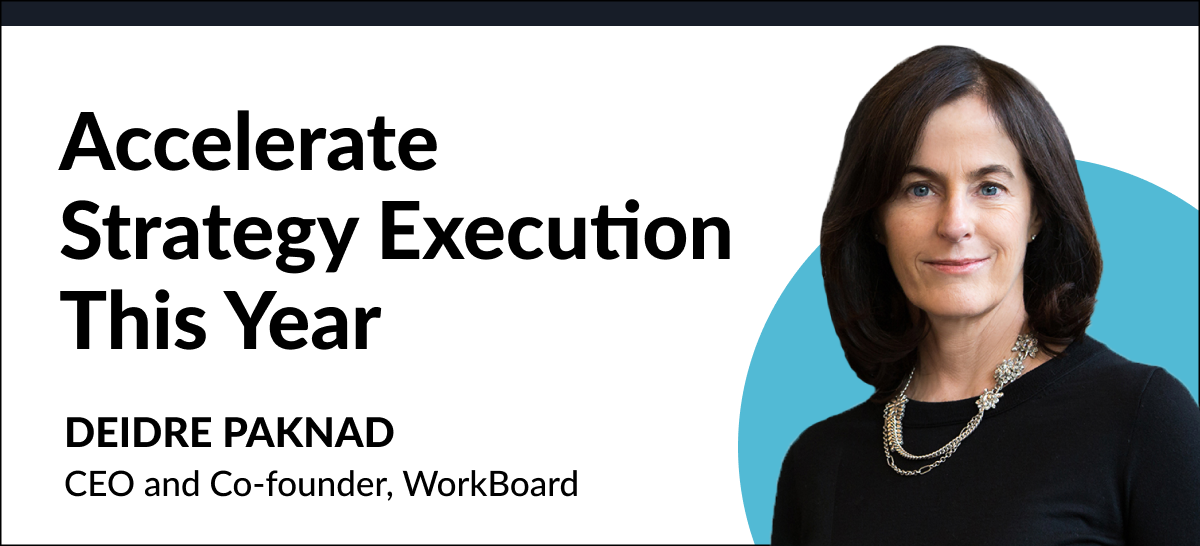 Accelerate Strategy Execution This Year