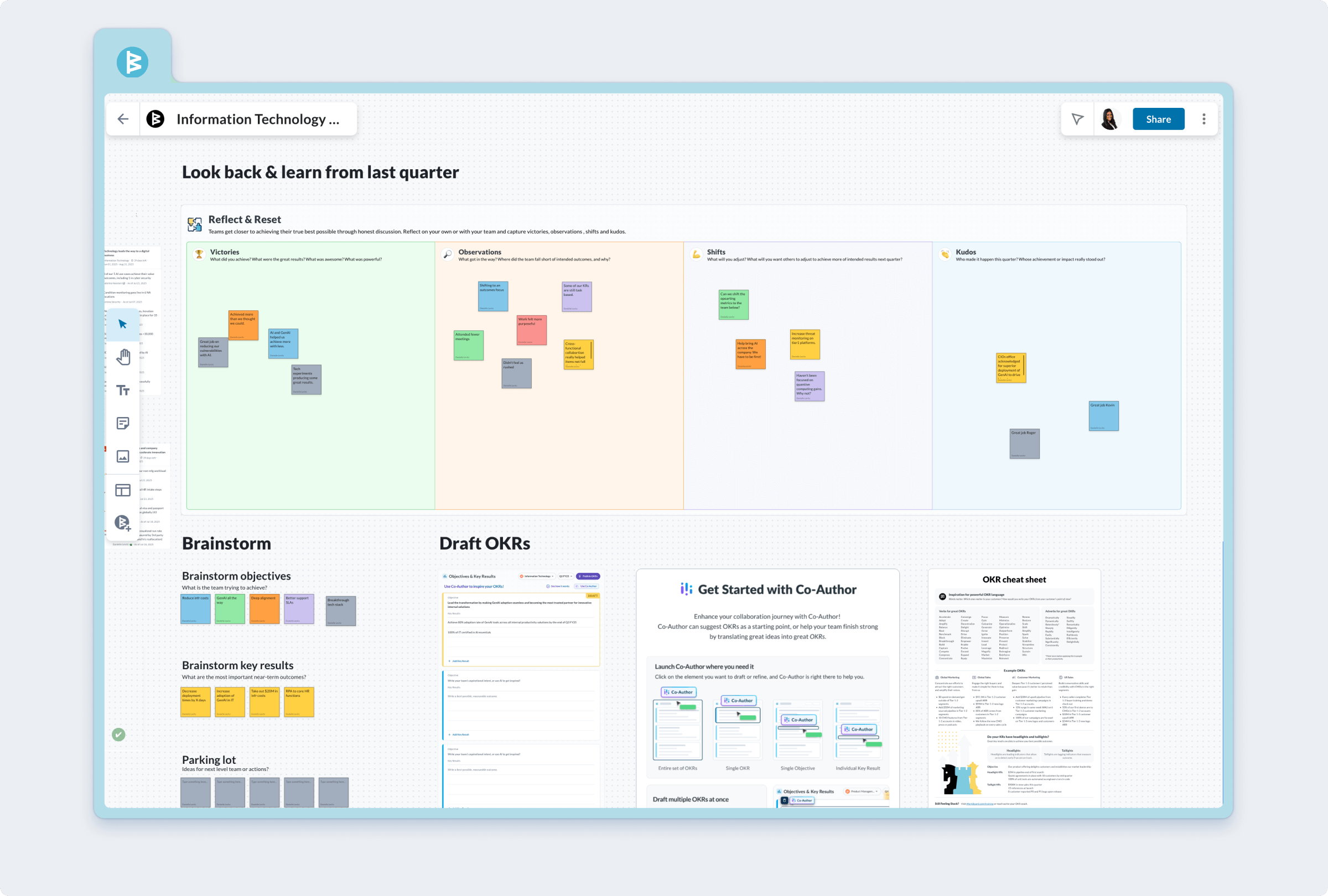 Collaborative OKR Canvas